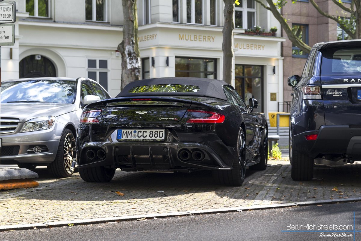 Aston Martin Vanquish S Volante (2017) spotted in Berlin — BerlinRichStreets